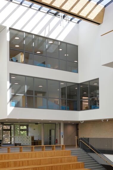 fuego light Finestre, fuego light Porte, presto 60s Porte and presto 50 Porte - BBZ Dithmarschen vocational training centre located in Heide, Germania
