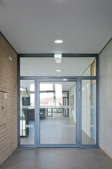 fuego light Finestre, fuego light Porte, presto 60s Porte and presto 50 Porte - BBZ Dithmarschen vocational training centre located in Heide, Germania